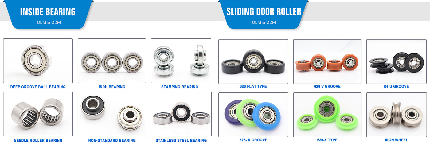 Heavy Duty Garage Door Roller Wheel plastic rollers sliding door roller wheel factory price