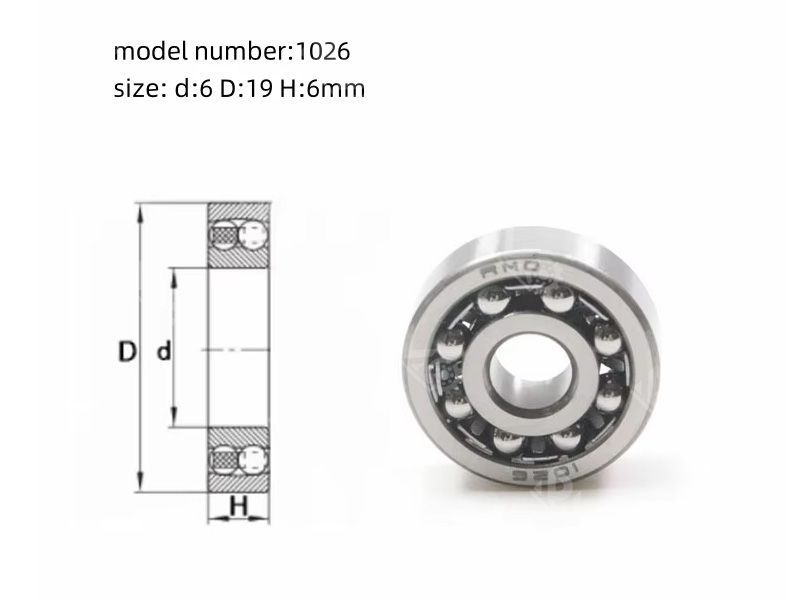 1026 Self-aligning ball bearing