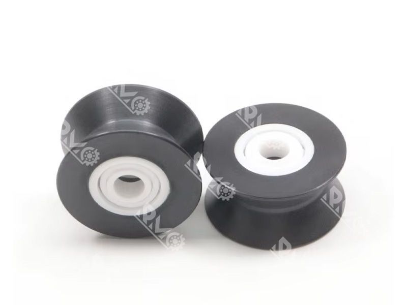 695 ceramic bearings with PEEK plastic coating pulley wheel